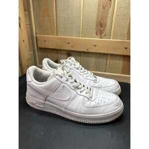Nike Air Force 1 Low White Sneakers Mens Size 11 Classic Leather Casual Shoes